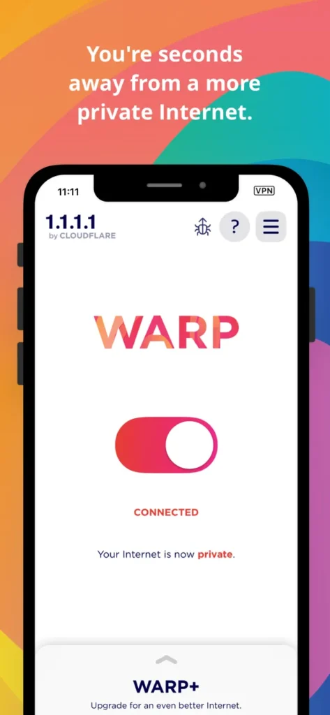 Hướng dẫn sử dụng Warp 1.1.1.1 trên Android, iOS, máy tính để truy cập Telegram bị chặn tại Việt Nam 8 warp 1.1.1.1 ios